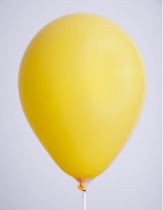 Opaque Mandarin Deco balloons 5 